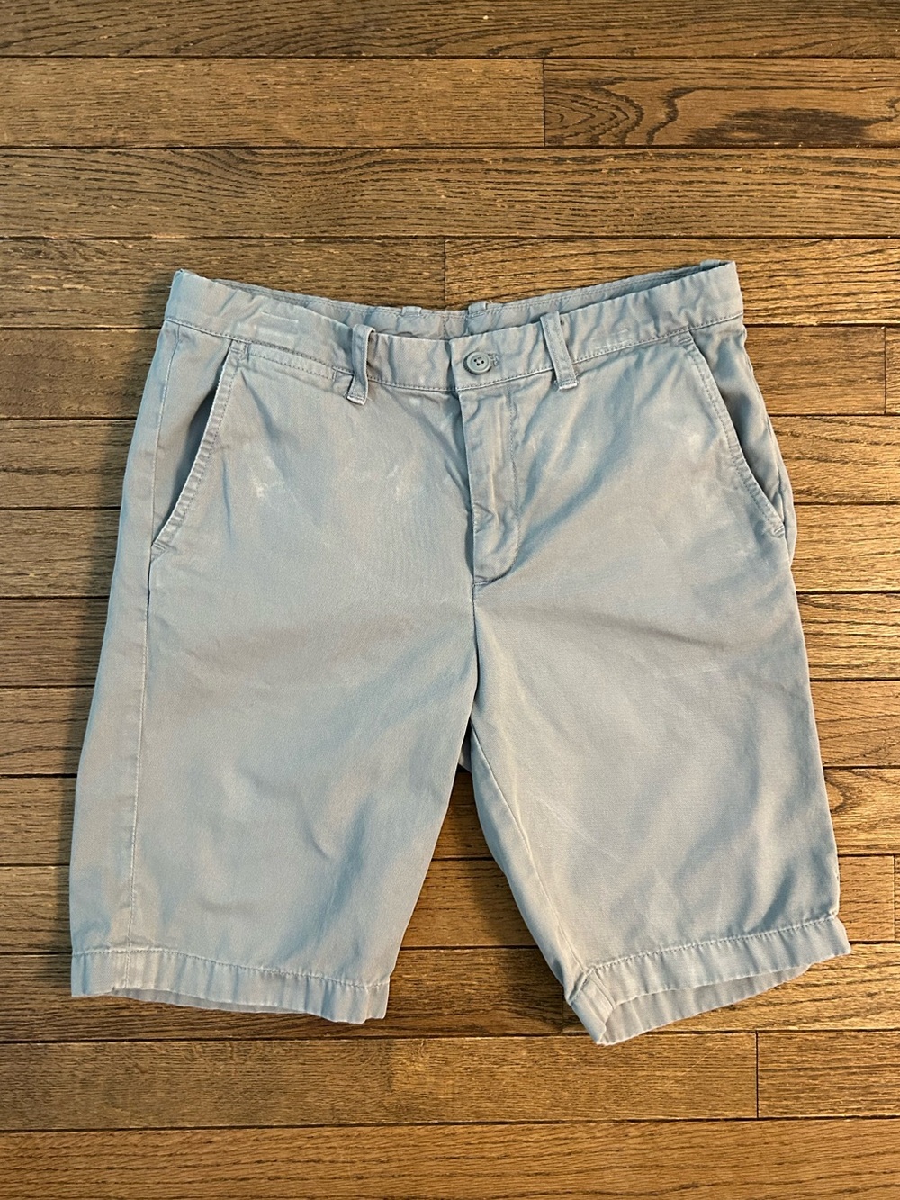 CREWCUTS Boys’ Gray Cotton Chino Shorts